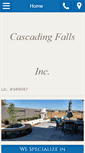 Mobile Screenshot of cascadingfallsinc.com